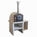Premier Wood Fired Pizza Oven With Stand And Side Table